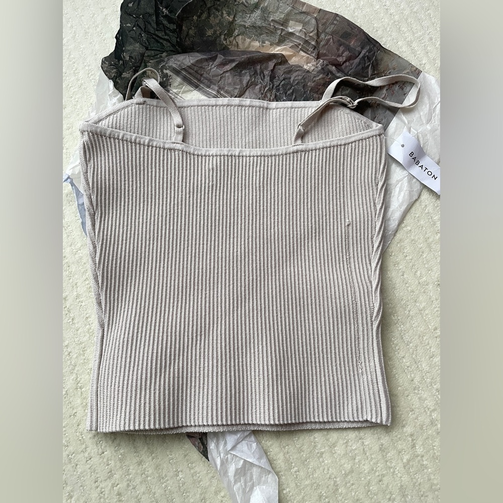 Babaton Alaska Ribbed Tank Top - Picture 2 of 3